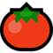 Tomato emoji on Microsoft